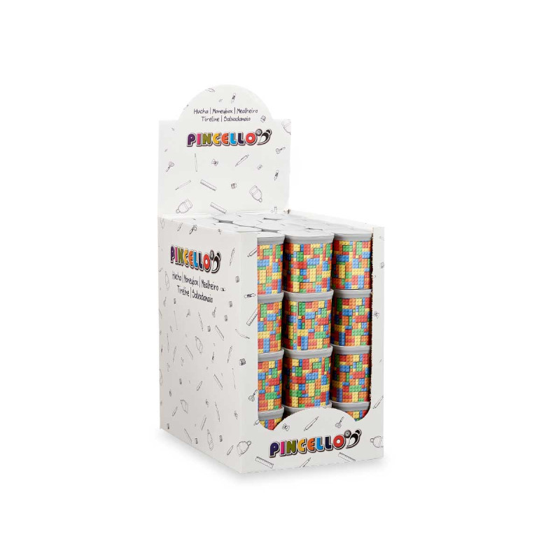 SALVADANAIO IN PLASTICA QUADRATO ASS 2 PUZZLE