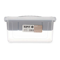 PLASTIC ORGANISER 5 L GREY TRAY