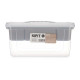 PLASTIC ORGANISER 5 L GREY TRAY