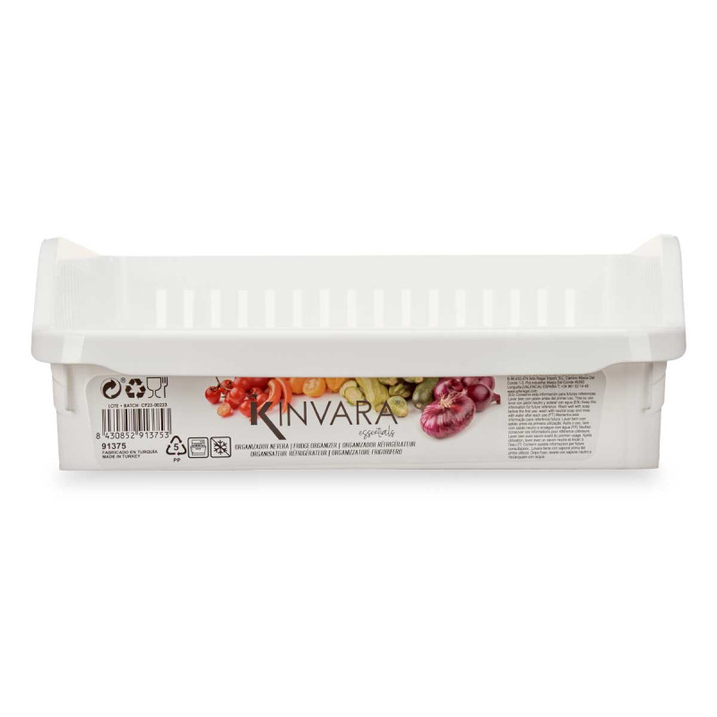 ORGANISEUR DE FRIGO LARGE BAS BLANC
