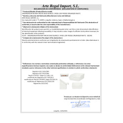 ORGANIZADOR NEVERA ANCHO BAJO BLANCO