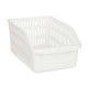 WIDE HIGH FRIDGE ORGANISER WHITE