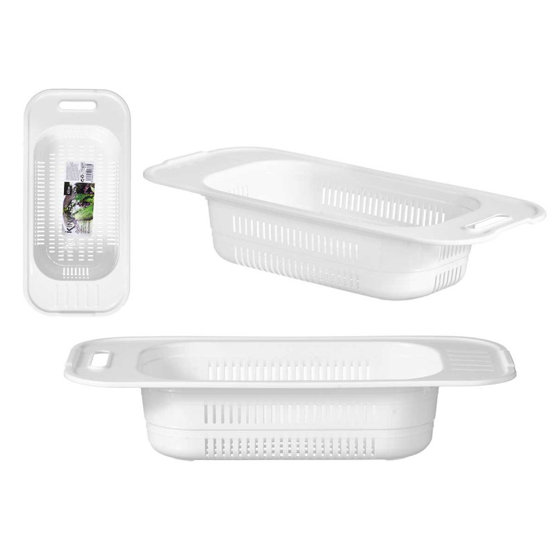 SCOLAPIATTI PER LAVELLO BIANCO 47 CM