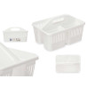 CUVETTE CARRÉE 11 L GRISE AVEC BOUCHON D'ÉVIER