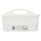 CUVETTE CARRÉE 11 L GRISE AVEC BOUCHON D'ÉVIER
