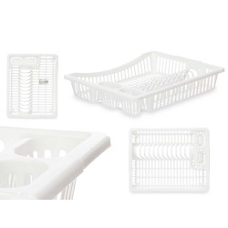 LARGE WHITE DISH DRAINER 