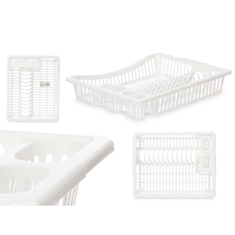 LARGE WHITE DISH DRAINER 