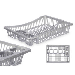 DISH DRAINER LARGE SILVER