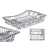 DISH DRAINER LARGE SILVER