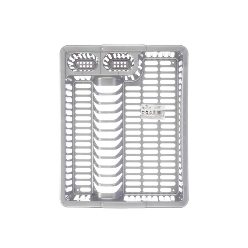 DISH DRAINER LARGE SILVER