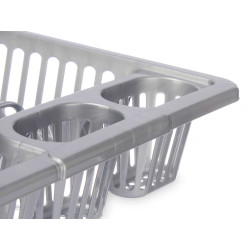 DISH DRAINER LARGE SILVER