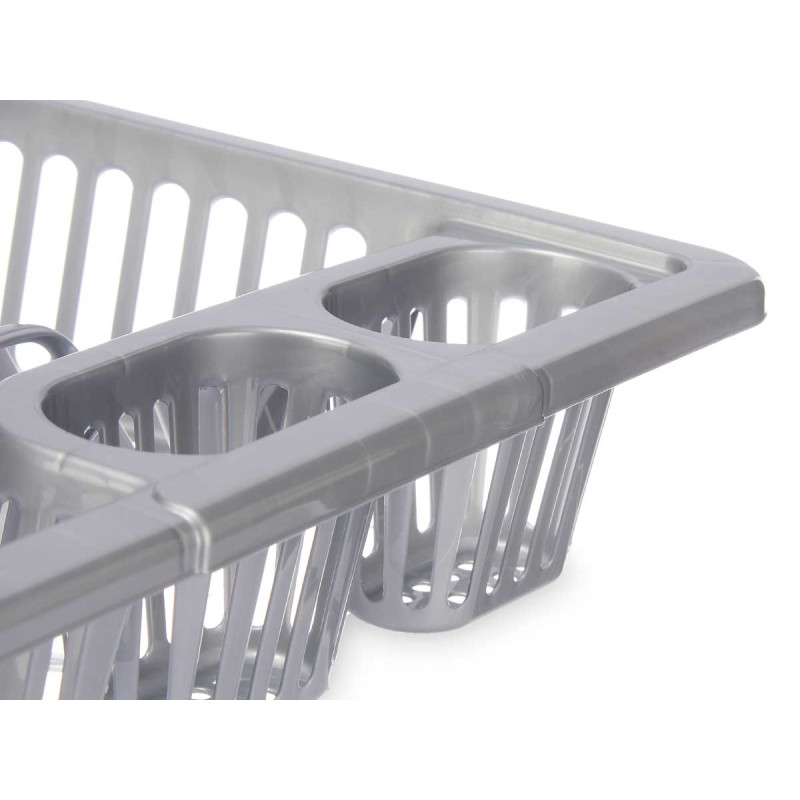 DISH DRAINER LARGE SILVER