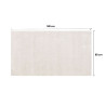 TAPPETO SOFT BIANCO CREMA 80X140CM