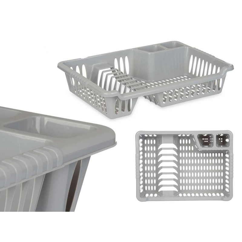 DISH DRAINER SMALL SILVER