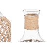BOUTEILLE EN VERRE AVEC CORDE NATURELLE GRAND