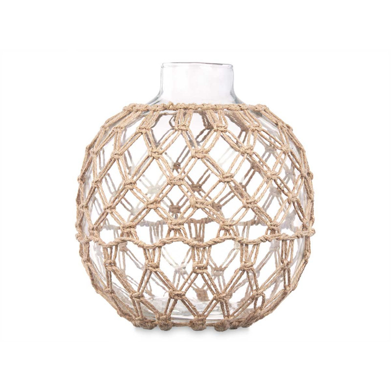 SFERA VETRO CORDA NATURALE GRD