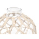 GLASS SPHERE WITH WHITE ROPE MEDIUM