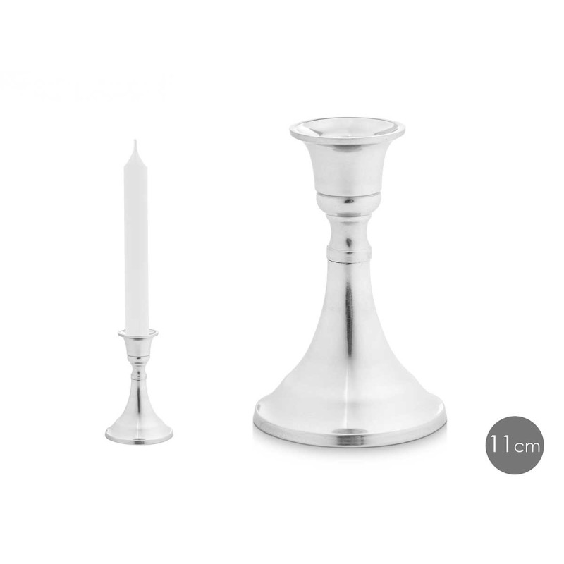 CANDELABRO PICCOLO ARGENTATO 12CM