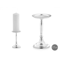 CANDELABRO PEANA GRD PLATEADO 17CM