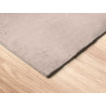 TAPIS SOFT BEIGE FONCÉ 60X90CM