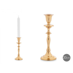 CANDELABRO MEDIANO DORADO 20CM