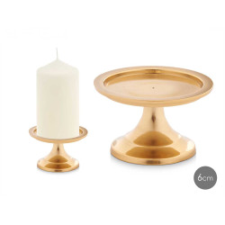 CANDELABRO PEANA PEQ DORADO 6CM