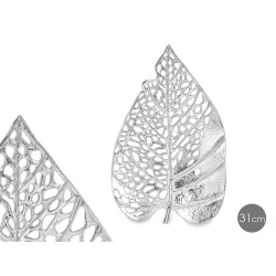 FEUILLE MÉTAL ARGENT DECORATION GRAND
