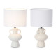 LAMPE VASE BLANCHE