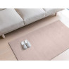 TAPIS SOFT BEIGE FONCÉ 80X140CM