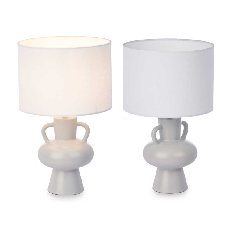 LAMPE VASE GRIS