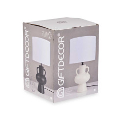 GREY VASE LAMP 