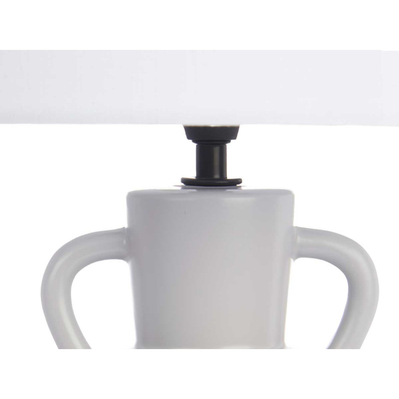 LAMPE VASE GRIS