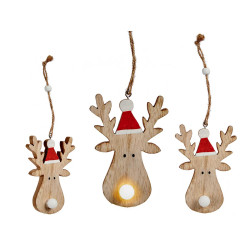 RENNA LEGNO PICCOLO CON LUCE