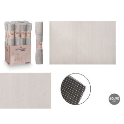 ALFOMBRA SOFT GRIS CLARO 60X90CM