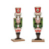 FIGURA IN LEGNO SCHIACCIANOCI 40CM VERDE