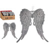 CHRISTMAS TREE ORNAMENT WINGS SILVER