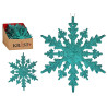 ADDOBBO ALBERO NATALE FIOCCO DI NEVE VERDE MENTA