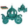 ADDOBBO ALBERO NATALE CARROZZA ZUCCA VERDE MENTA