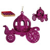 ADORNO PARA ÁRVORE DE NATAL CARRUAGEM FUCSIA