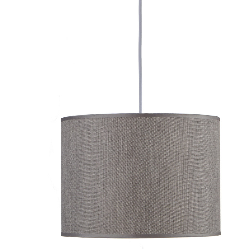 LAMPADA PENDENTE SOFFITTO 30CM GRIGIA