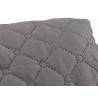 TWO SEATS GREY SOFA COVER