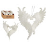 ADDOBBO ALBERO NATALE PICCOLE ALI BIANCO