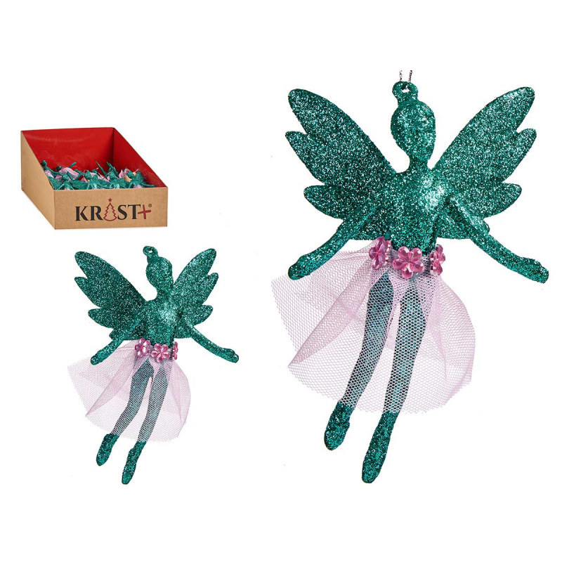 DECORATION ARBRE NOEL FEE VERT MENTHE