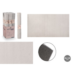 ALFOMBRA SOFT GRIS CLARO 80X140CM