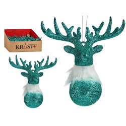 ADDOBBO ALBERO NATALE RENNA VERDE MENTA