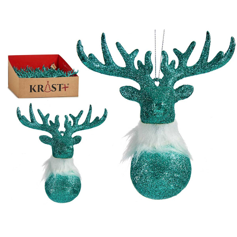 DECORATION ARBRE NOEL RENNE VERT MENTHE 