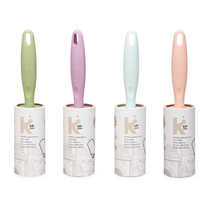 ROULEAU ANTI-PELUCHES 60 FEUILLES ASSORT 4