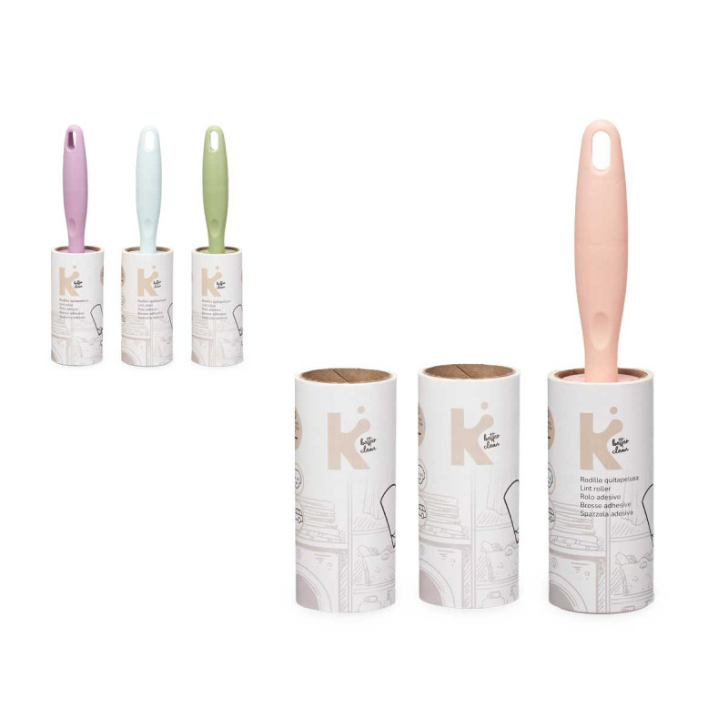 ROULEAU À PELUCHES 2 RECHARGES 40 FEUILLES ASRT 4