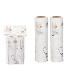 2 SPARES LINT REMOVER 60 SHEETS 16CM