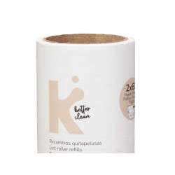 2 RECHARGES ANTI-PELUCHES 60 FEUILLES 16 CM